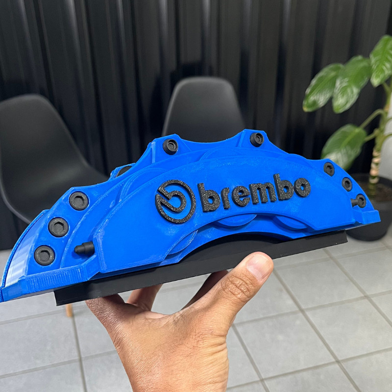 Porta-Canetas Organizador de Mesa Pinça de Freio Brembo Decoração Automotiva Presente Escritorio