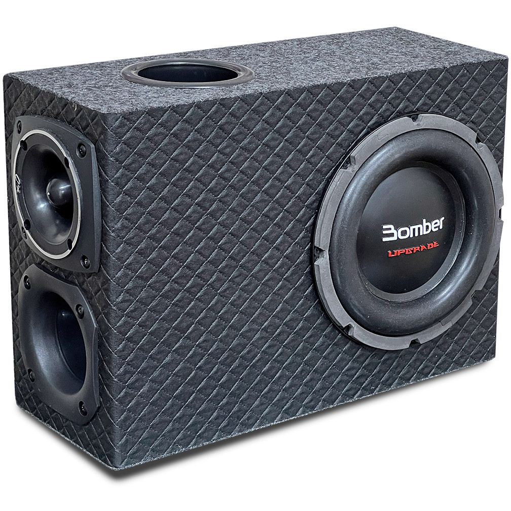 Caixa Trio Slim Oestesom 600W Sub 8” Driver e Tweeter