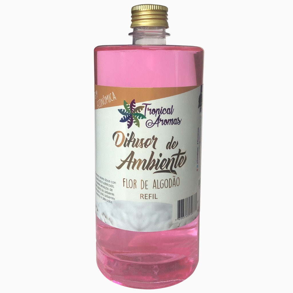 Refil Difusor de Ambiente Flor de Algodão 1L Tropical Aromas em Oferta na Shopee