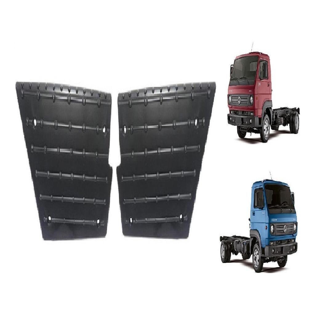 Par 2 Tapete Pisante Estribo Paralama Ld / Le Vw Delivery 5-150e