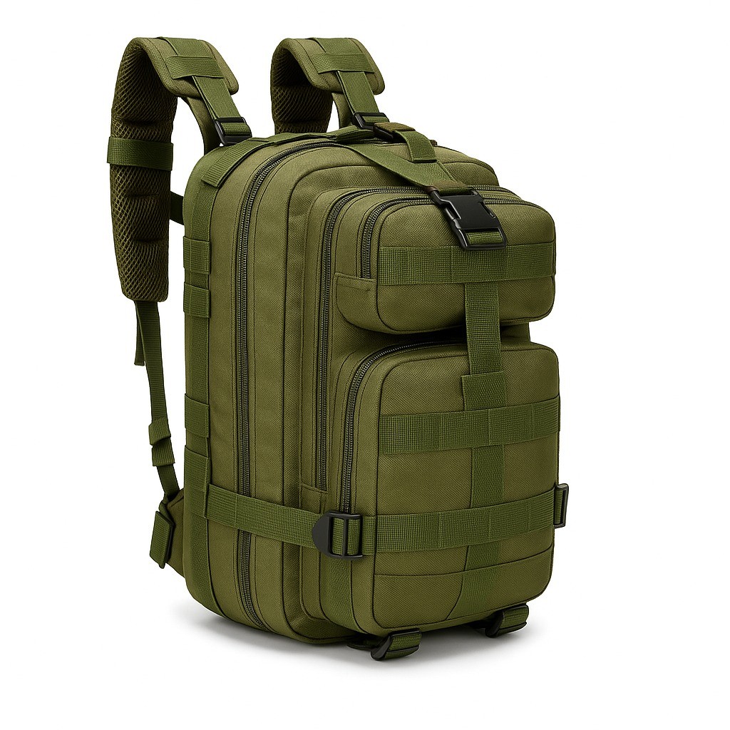 Mochila tático Operacional Camping Impermeável Pubg Free Fire 30 LITROS Verde Militar Oxford