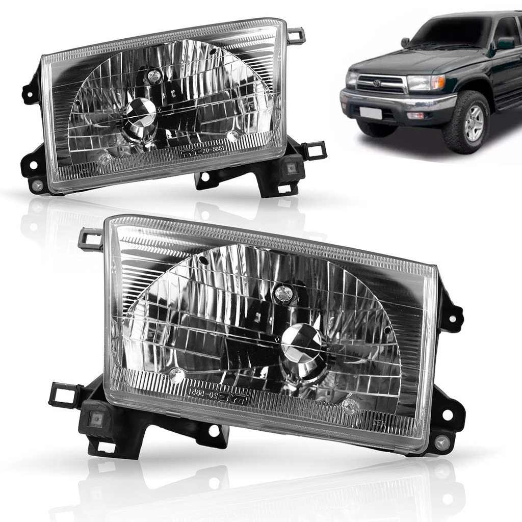 Farol Hilux Sw4 99 2000 2001 2002 Lente Vidro em Oferta na Shopee