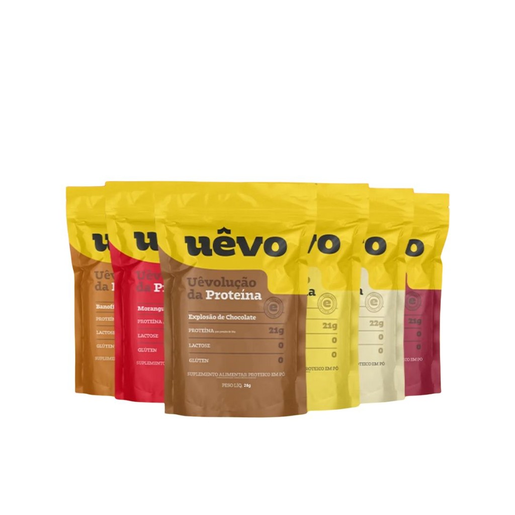 Albumina Uêvolução da Proteína Sachê 28g - Uêvo