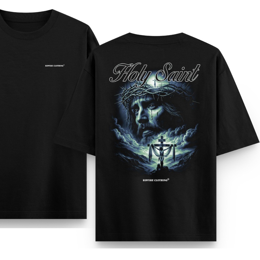 [Camiseta Premium em Algodão Puro]GXG Ripfire Camiseta Oversized Masculino Feminino Streetwear Anjo Cupido Estampa Grand