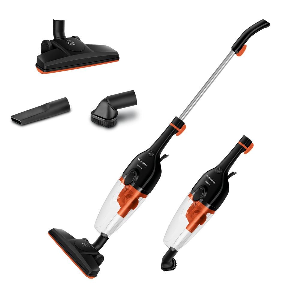 Aspirador de Pó Turbo Cycle  Mondial  Preto e Laranja  1500W- AP-40-B em Oferta na Shopee