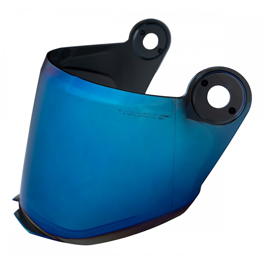 Viseira Colorida Capacete Bieffe B-Trail Btrail Iridium Blue / Camaleão Original