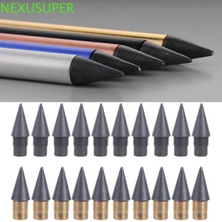 NEXUSUPER 20PCS Recargas Caneta De Substituição De Ponta Sem Tinta , Cabeça HB 0.5 Mm Para Escrita Infinita em Oferta na Shopee