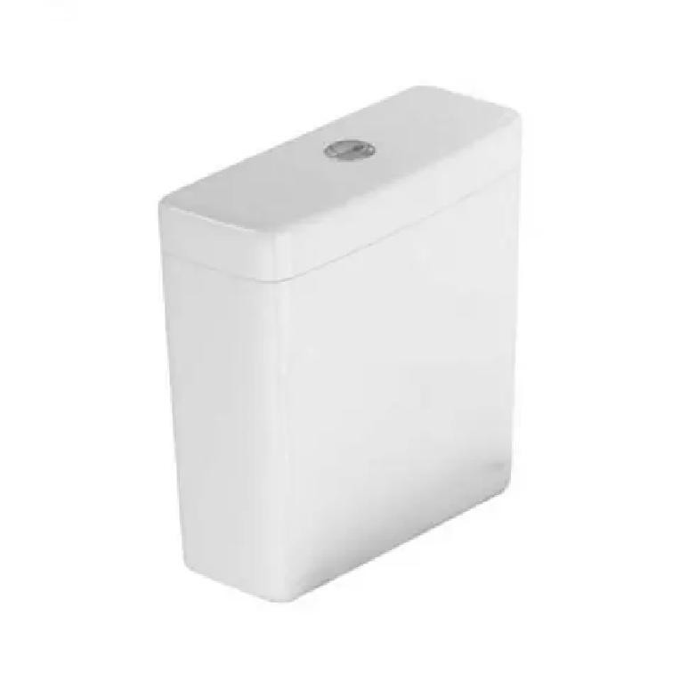 Caixa para Bacia Acoplada Dualflux Monte Carlo/Vogue Plus/Level/Flex/Clean Branco/Cromado - Deca