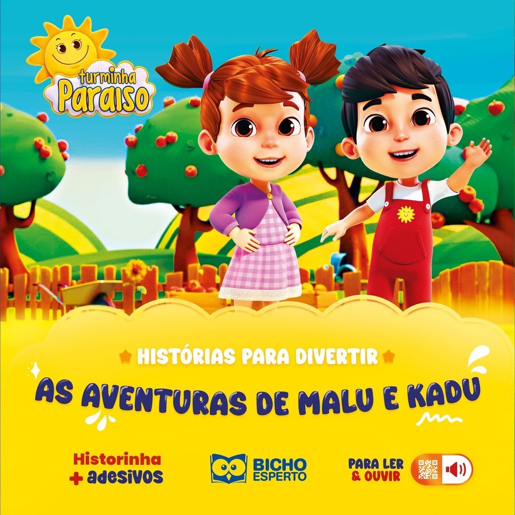 Histórias para Divertir Turminha Paraiso: As Aventuras de Malu e Kadu em Oferta na Shopee