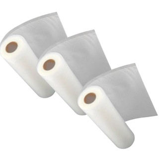3 Rolo Saco 20cmX5m Embalagem Ranhuras Para Seladora A Vácuo em Oferta na Shopee