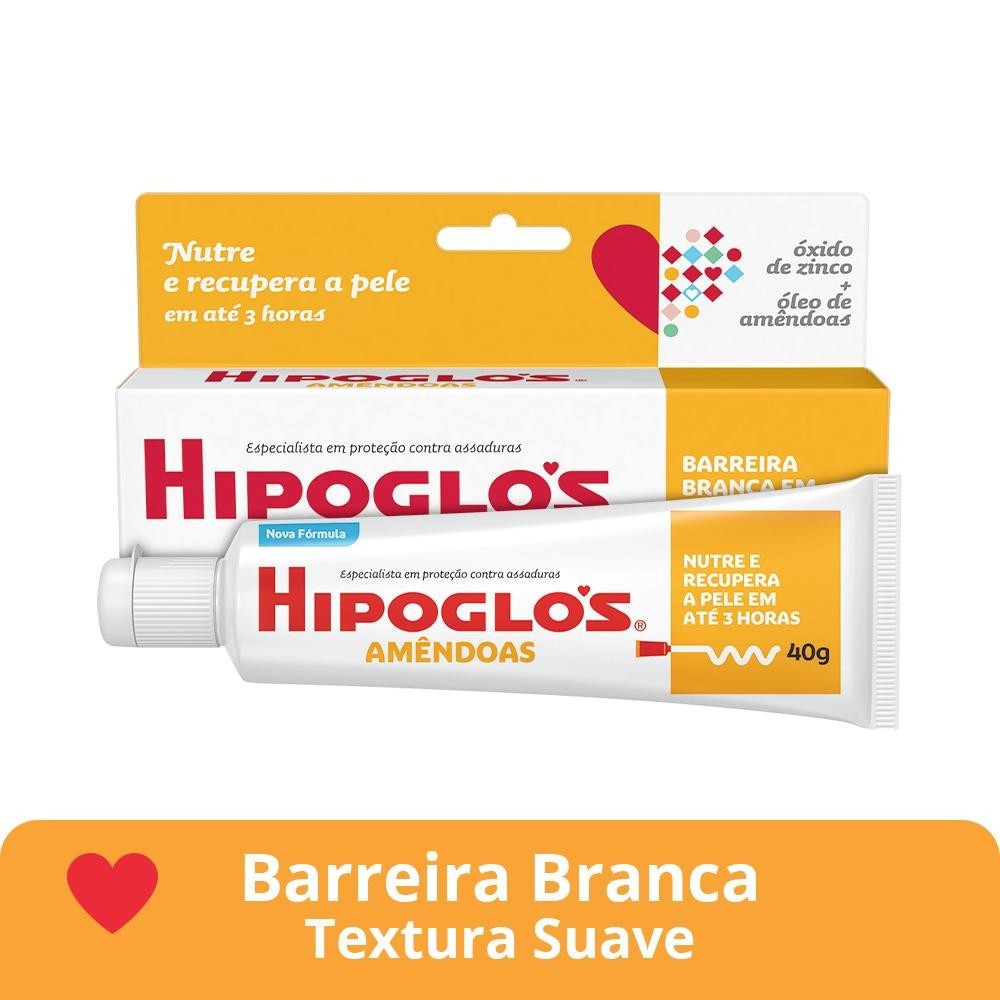 Creme Preventivo Contra Assaduras Hipoglós Amêndoas 40g - Mom & Baby
