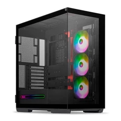 Gabinete Gamer Pichau Voyager One,ARGB,FTower,L.de Vidro,Com 3 Fans e 2 frontais,Preto,PG-VY1-BK-3F