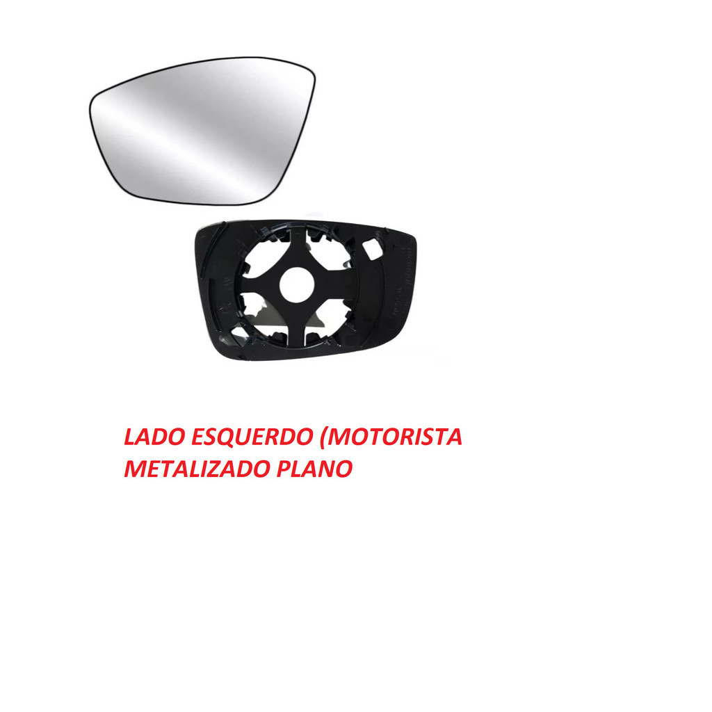 Detalhes do Lente Espelho Retrovisor Com Base Gol Saveiro Voyage G5 2008 2009 2010 2011 2012 Lado Esquerdo