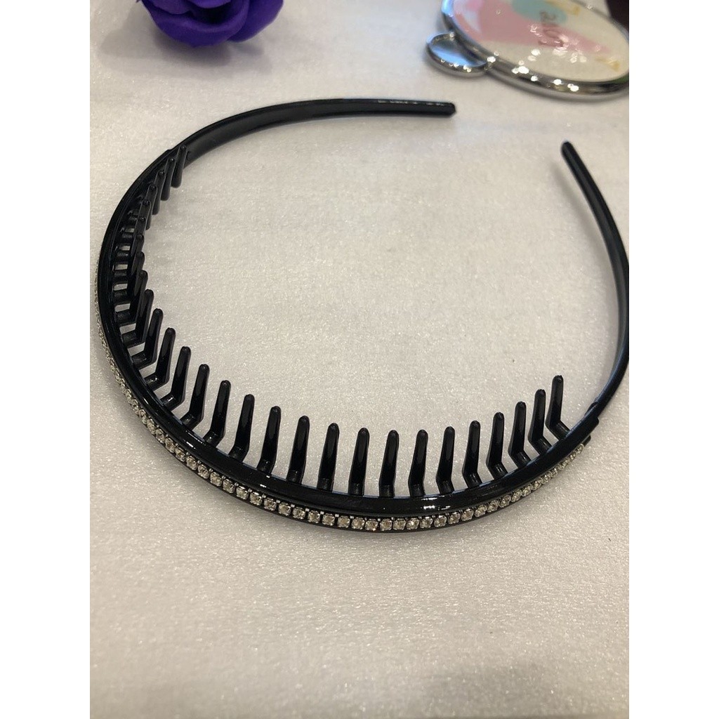Tiara Com Pente De Cabelo/Com Strass em Oferta na Shopee