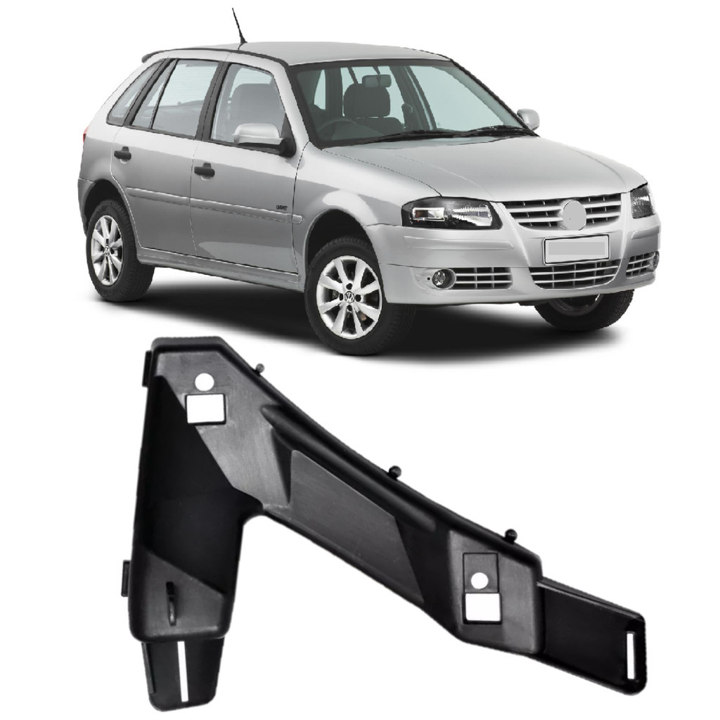 Suporte Guia De Parachoque Dianteiro Gol G4 2006 2007 2008 2009 2010 2011 2012 2013 2014 Lado Direito