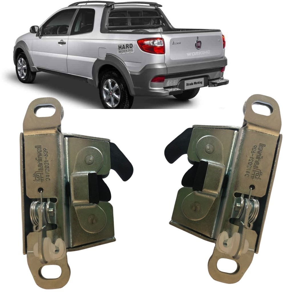 Par Fechadura Tampa Caçamba Fiat Strada 2008 2009 2010 2011 em Oferta na Shopee