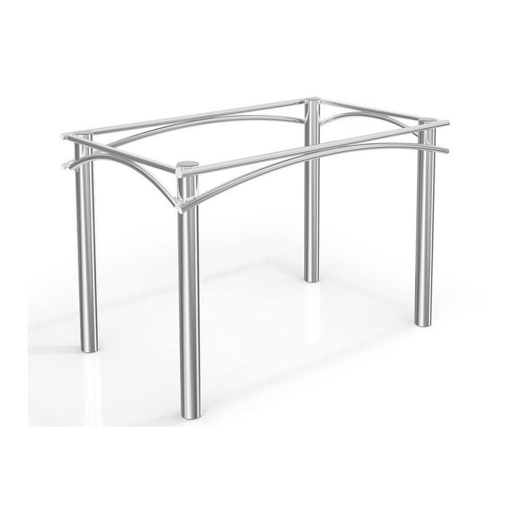 Base Mesa de Jantar Elba M004 AÇO s/Tampo Cromada - Kappesberg em Oferta na Shopee
