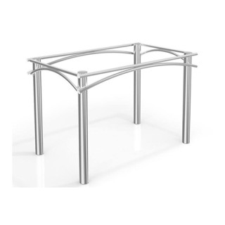 Base Mesa de Jantar Elba M004 AÇO s/Tampo Cromada - Kappesberg em Oferta na Shopee