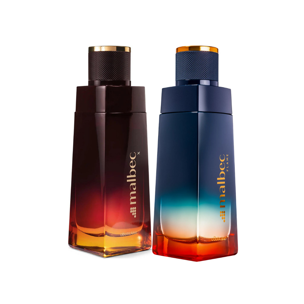 Malbec Flame Desodorante Colônia 100ml + Malbec X Desodorante Colônia 100ml