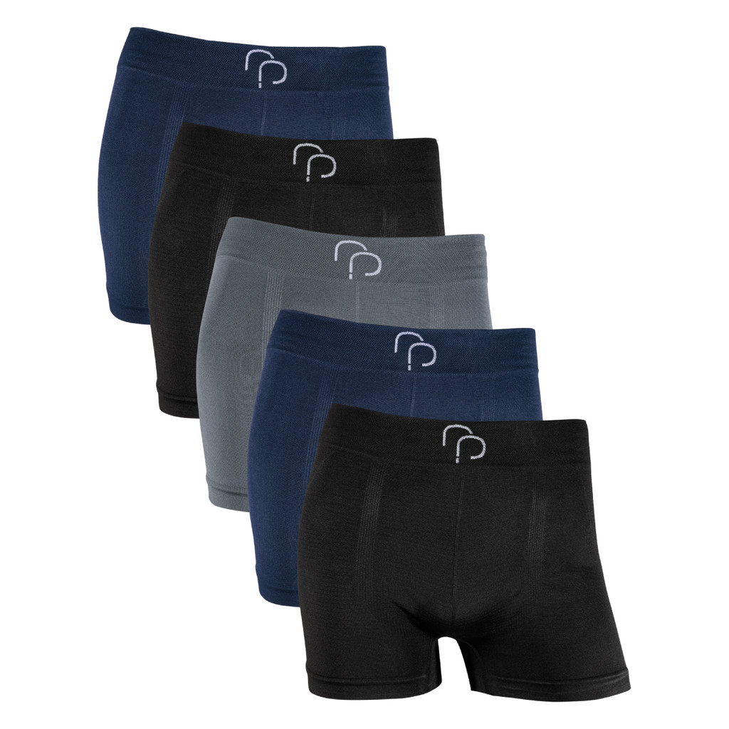 Kit 5 Cuecas Boxer Rafa Parize Microfibra Masculina Sem Costura em Oferta na Shopee