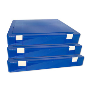 Kit com 5 Pastas Pp Rígida Oficio Ll Azul Inject em Oferta na Shopee