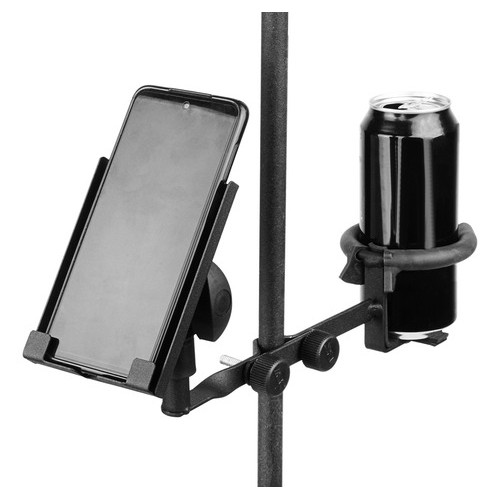 Suporte Clamp C16 ASK Resistente Para Smartphone Celular E Bebida Em Copo Lata Garrafa Em Pedestal + Nota Fiscal em Oferta na Shopee