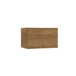 Armário Aéreo Celeste Kappesberg 100% MDF 1 Porta Basculante Nogueira 60cm