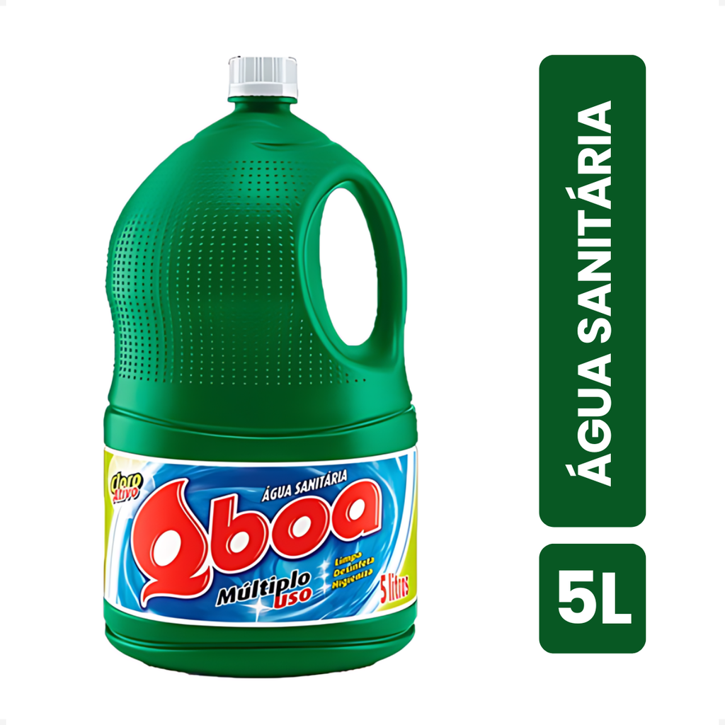 Água Sanitária Qboa Alvejante 5 Litros em Oferta na Shopee