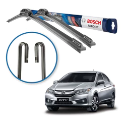 Par Palhetas Limpador Honda City 2015 A 2017 Original Bosch