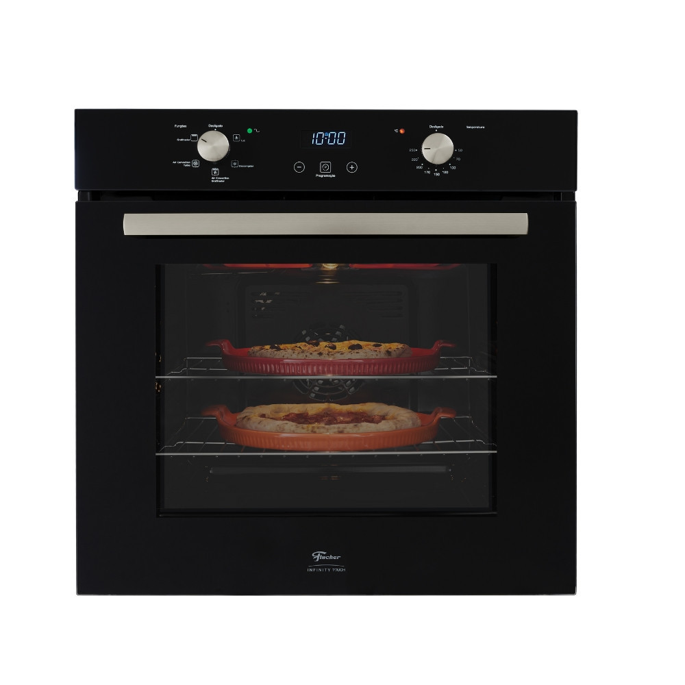 Forno Elétrico de Embutir Fischer  Infinity Touch 82L em Oferta na Shopee