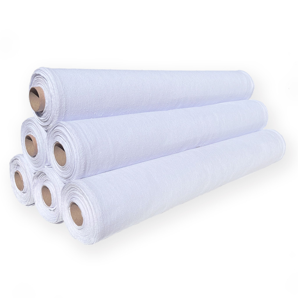 Tecido Alvejado em Metro Pé De Galinha, Rolo 10 Metros em Oferta na Shopee