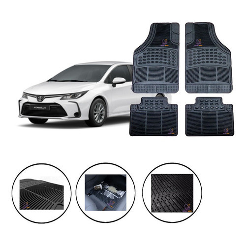 Jogo Tapete Carpete Borracha Toyota Corolla 1995 A 2021