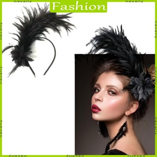 nava Pena Headpiece Cosplay Argola Cabelo 1920 Acessório em Oferta na Shopee