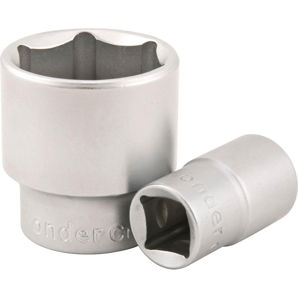 Soquete sextavado enc 1/2" 22mm curto vanád. Vonder