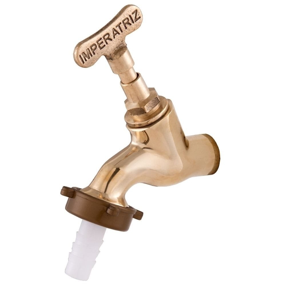 Torneira Jardim/Tanque Com Bico Imperatriz Metal 1128 1/2X3/4 Curta Amarela em Oferta na Shopee