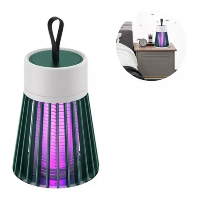 Lâmpada Elétrica Mata-Mosquitos Com Luz UV Usb Recarregável Armadilha Para Anti-Insetos