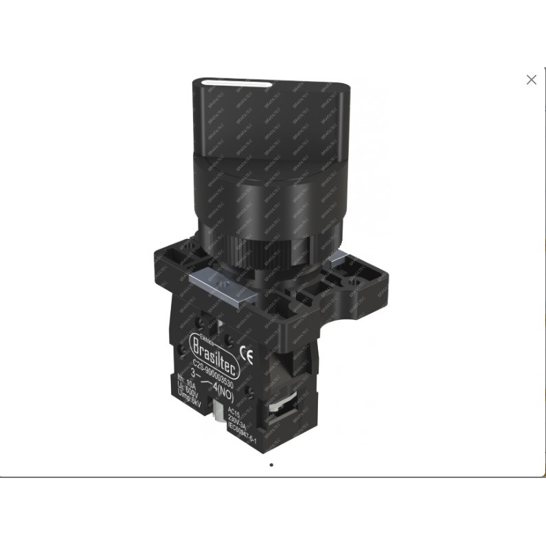 Chave Seletora 2 Posições 22mm 1na sem Retenção