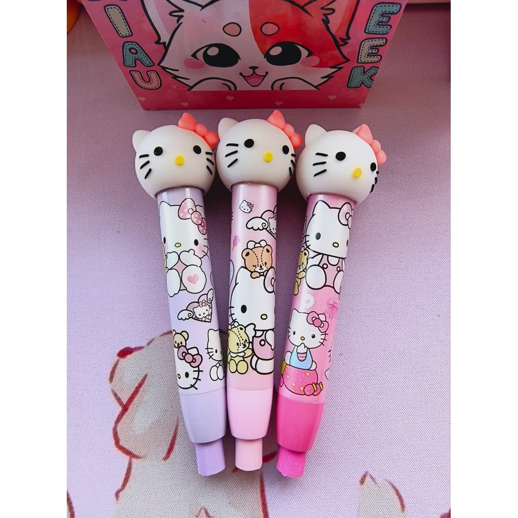 Caneta Borracha Sanrio, Coleção Hello Kitty em Oferta na Shopee