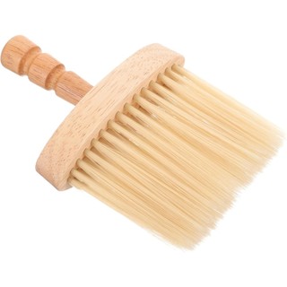 Espanador Cabeleireiro Profissional Cabo Madeira Clara em Oferta na Shopee