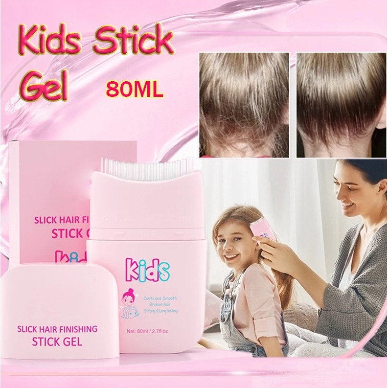 Vara De Estilo De Cabelo Para Crianças Segura Bastão De Acabamento Gel De Cera