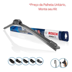 Palheta Limpador De Parabrisa MULTICLIP Bosch Original Carro Aerofit