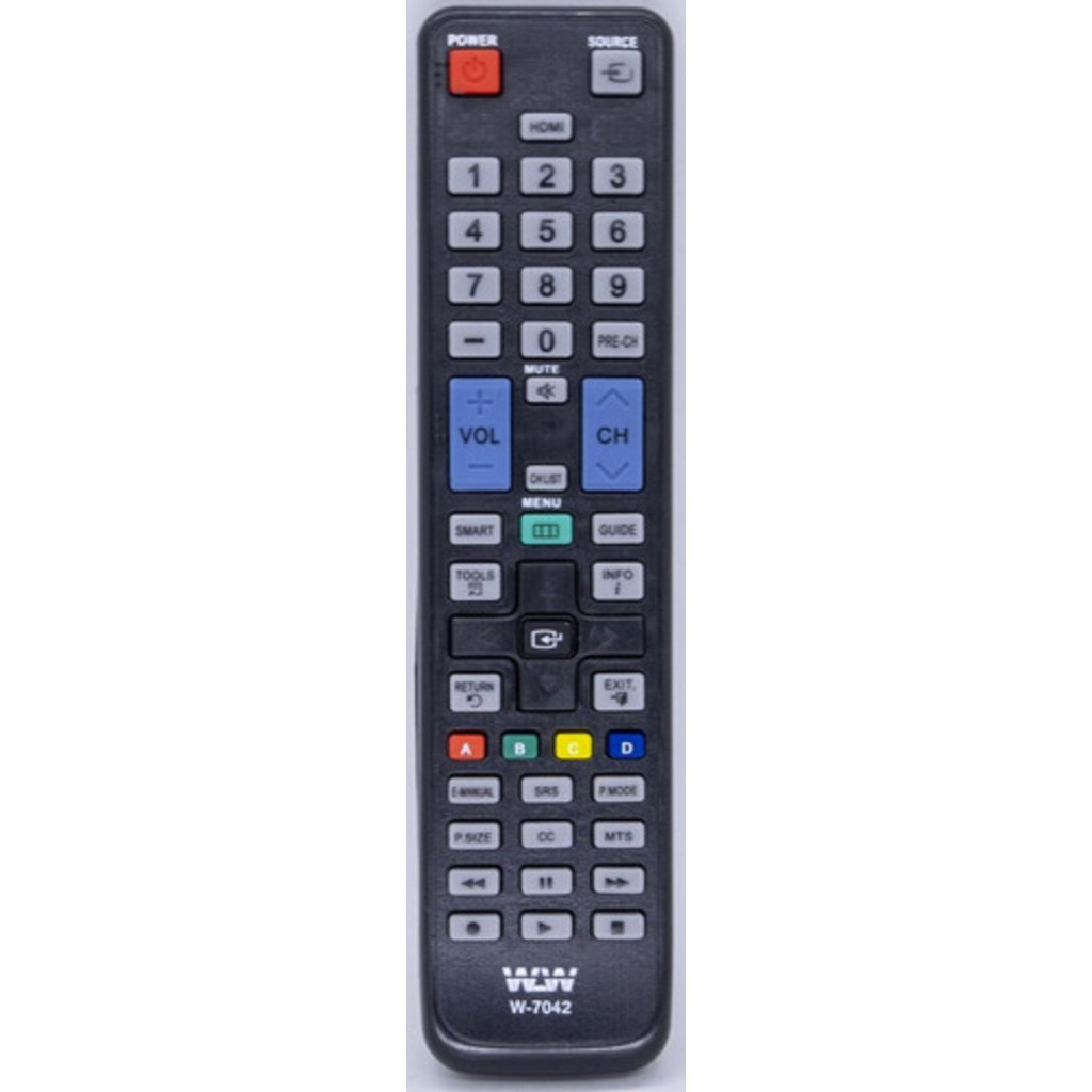 Controle 7042 Para Tv Samsung Bn59-01020a 1018a Tecla Smart - Substituto Compatível