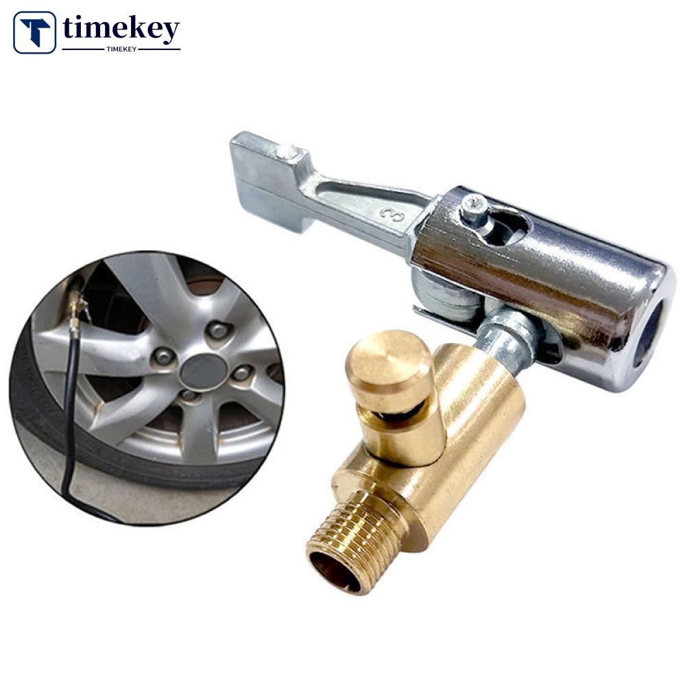 TIMEKEY Portátil Pneu De Carro Ar Bomba Inflável Conector Mandril Compressor Pode Ser Desinflado Inflator De Para Reparo