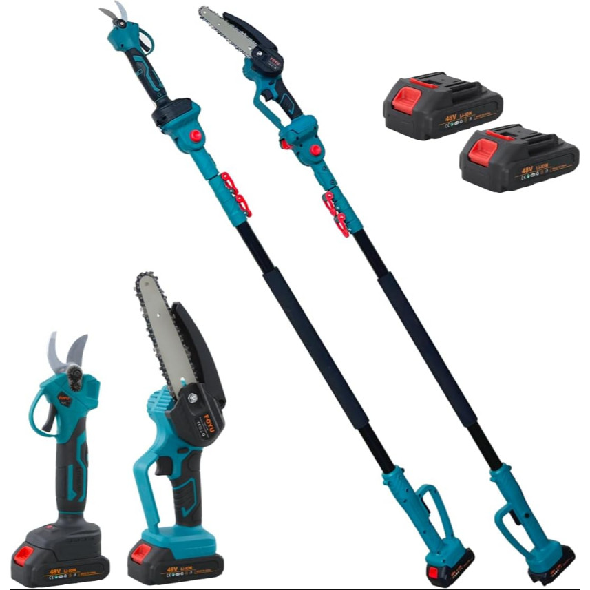 Kit Jardim 3 em 1 com Motosserra Elétrica