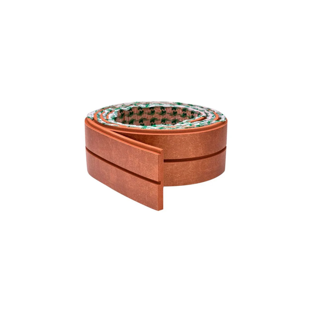 MEU RODAPE PAINEL RIPADO AUTOCOLANTE LINHA URBAN PLUS BRONZE (10 METROS)