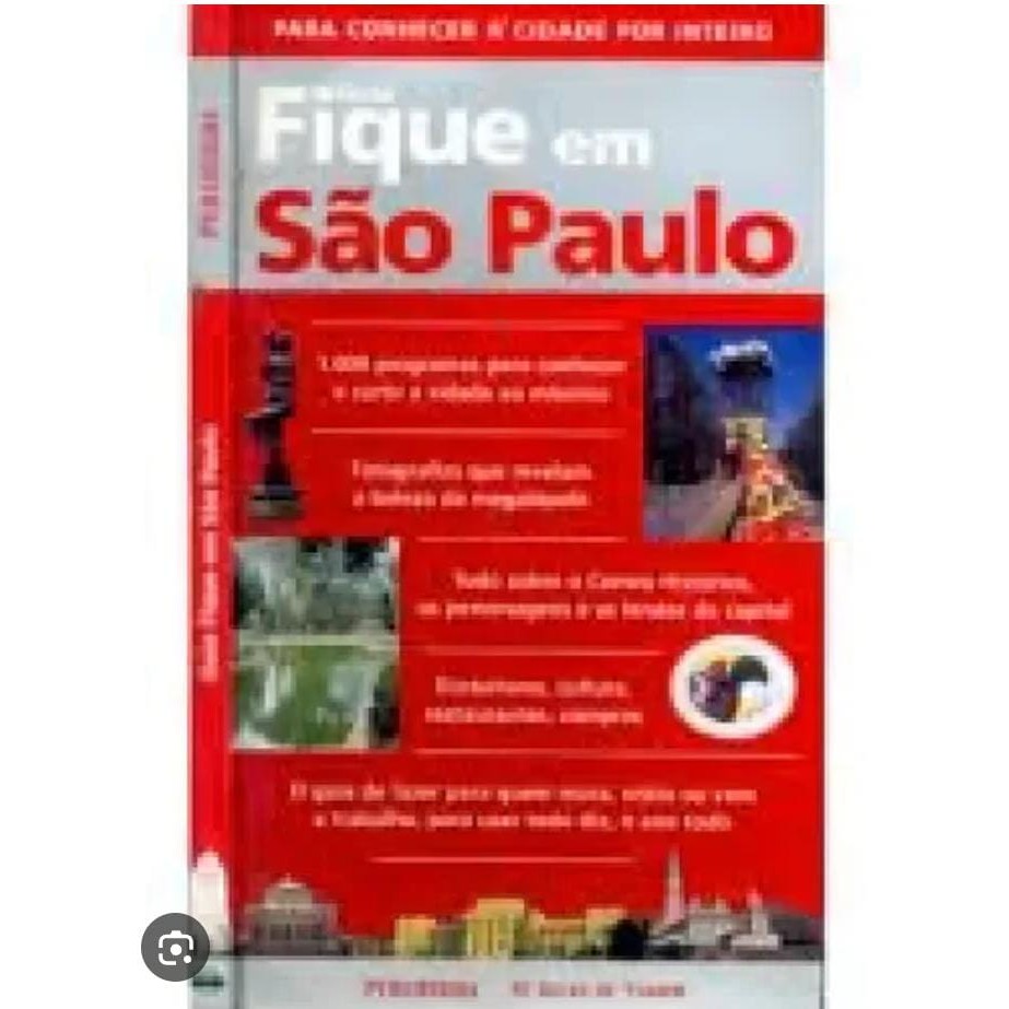 Livro Guia Fique Em São Paulo Para Conhecer a Cidade por Inteiro de Clube Uol Vip 7408277