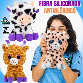 Bichinho de Pelúcia 33cm com Zíper e Olhos Realistas em Oferta na Shopee