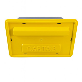 Caixa De Correios para grade , muro , portão Pvc Carta Correspondências Embutir e Sobrepor Não Enferruja e Não Arranha