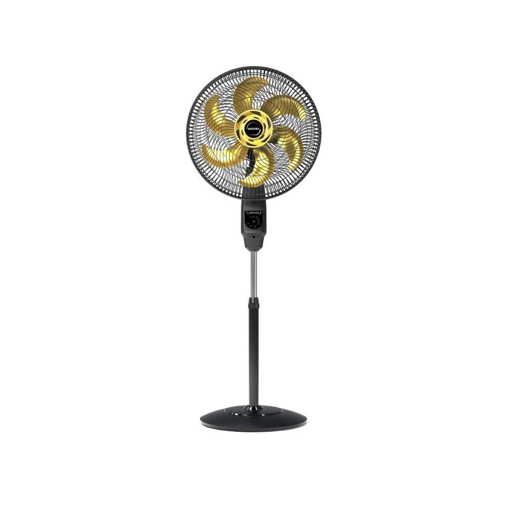 Ventilador De Coluna Mallory Chronos 40cm Preto E Dourado - 220v em Oferta na Shopee