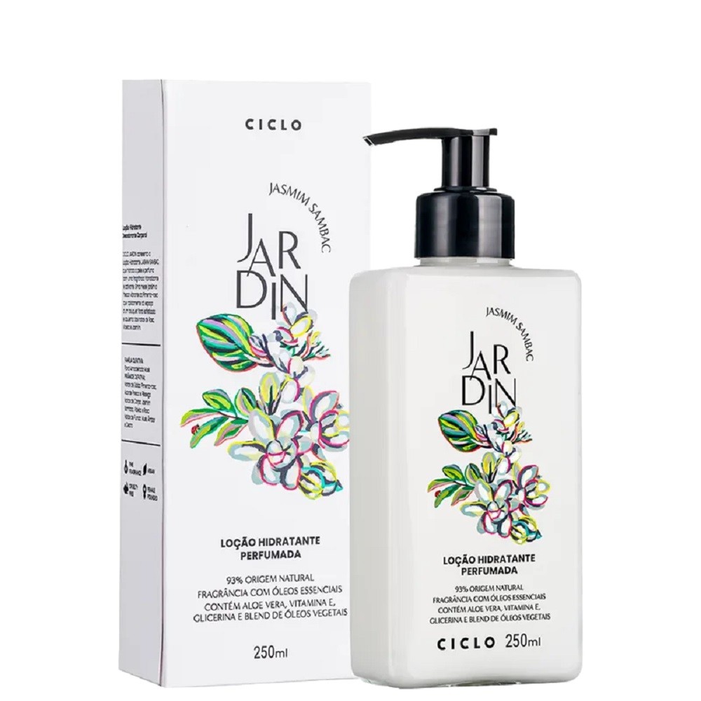 Ciclo Cosméticos Jardin Jasmim Sambac - Loção Hidratante 250ml